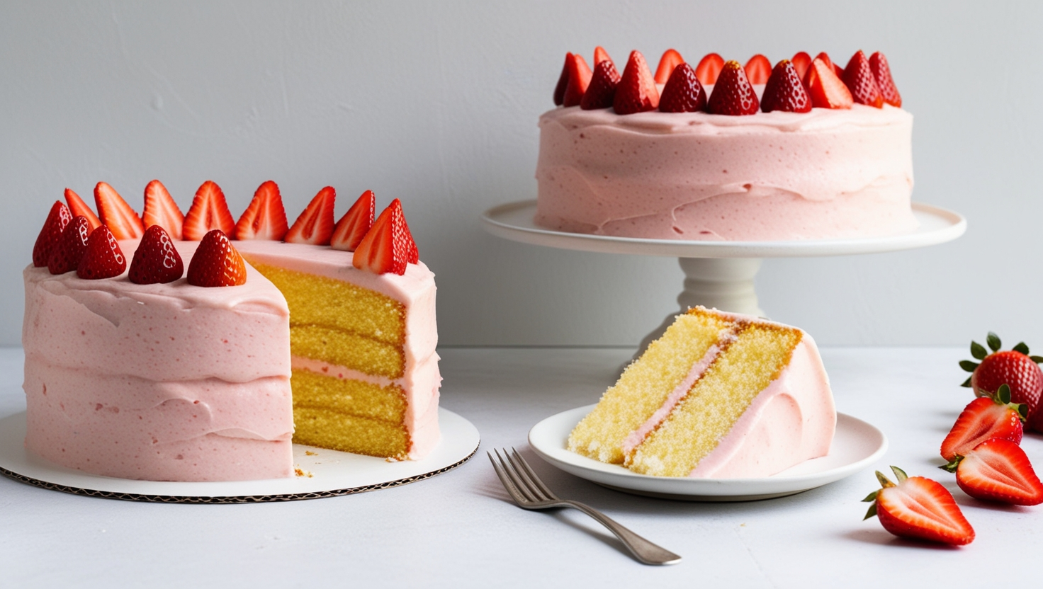 Strawberry Lemonade Cake Recipe