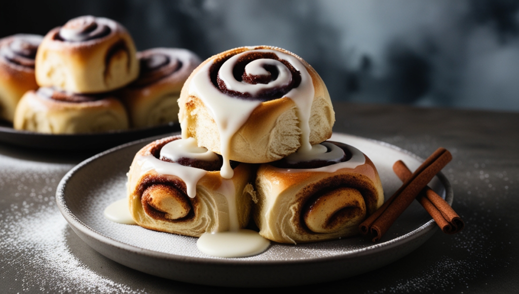 Cinnamon Rolls with Apple Pie Filling